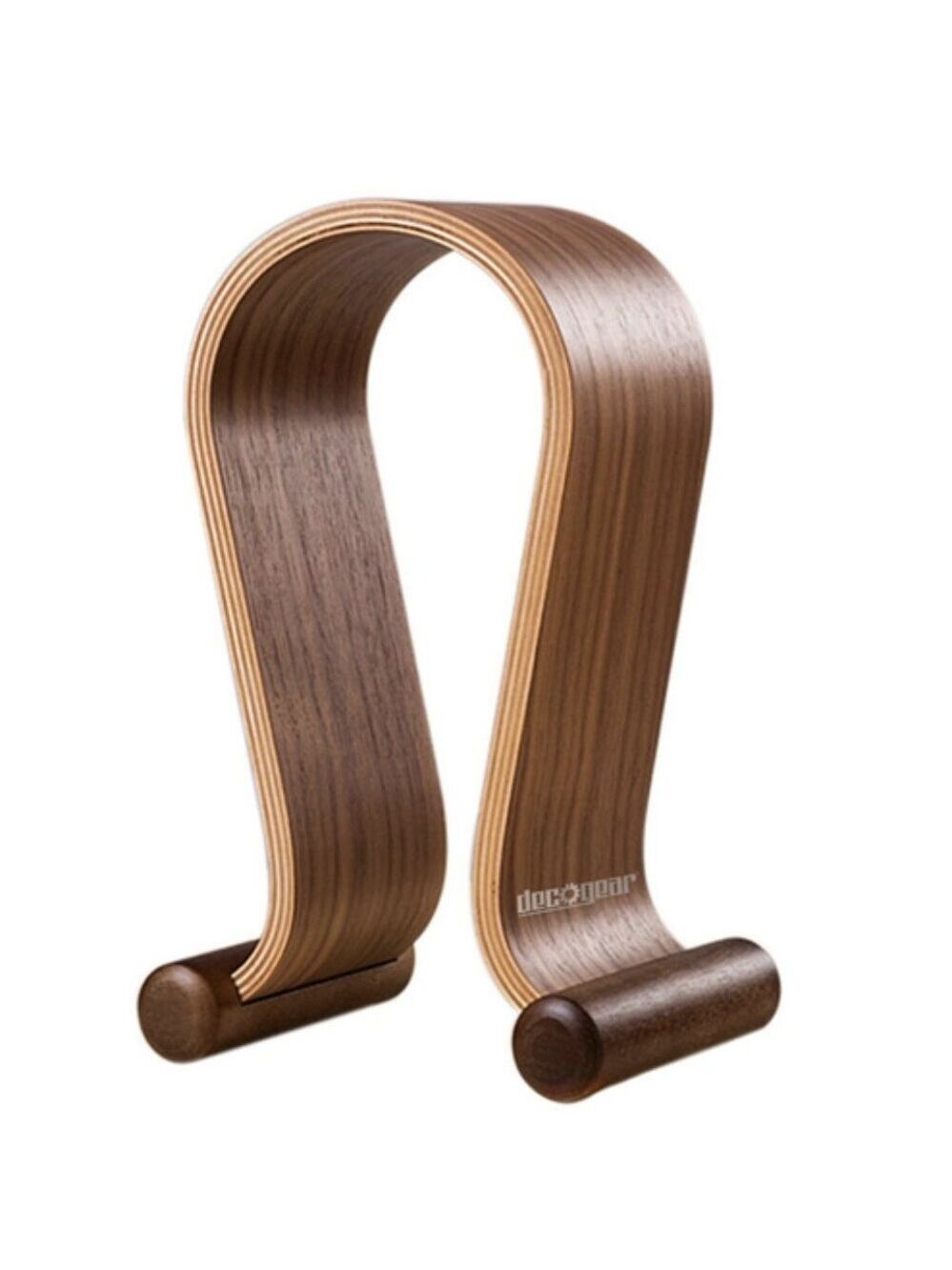 Wooden Headphone Stand Display Tabletop Holder for Headsets (Deco Gear)